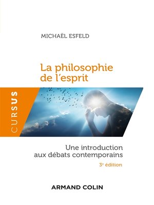 cover image of La philosophie de l'esprit--3e éd.